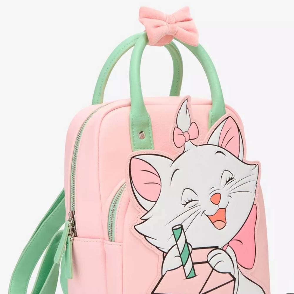 Loungefly Disney The Aristocats Marie Milk Carton Mini Backpack - NWT - Picture 2 of 4